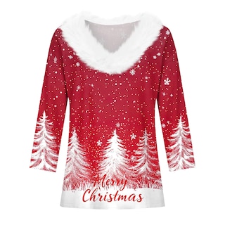 Foto 4 | Foto 4 | Suéter Navideño Cotecram 2024 Divertido Con Estampado Navideño, Corte Holgado - Venta Internacional.