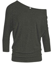 Jersey Simlu Para Mujer, Jersey Con Hombros Descubiertos, Color Gris - Venta Internacional.