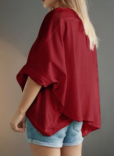 Foto 5 | Foto 5 | Camiseta Dokotoo Summer Para Mujer, Talla Grande, Top Corto - Venta Internacional.