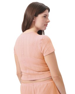 Foto 2 | Foto 2 | Camiseta Florence By Mills Cozy Crush De Manga Corta Para Mujer - Venta Internacional.