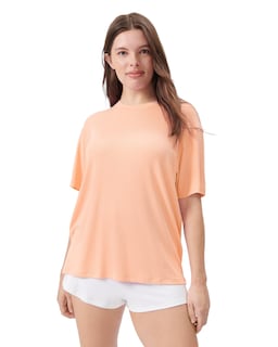 Foto 1 | Foto 1 | Camiseta Florence By Mills Cozy Crush Para Mujer Soft Peach Xs - Venta Internacional.