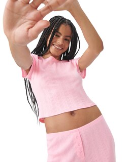 Foto 4 | Foto 4 | Camiseta Florence By Mills Cozy Crush Para Mujer, Color Rosa Suave - Venta Internacional.