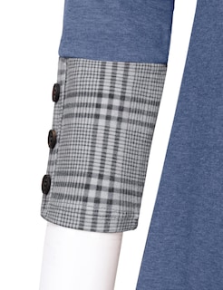 Foto 5 | Foto 5 | Camiseta Tipo Túnica Messic Denim Blue Para Mujer Otoño-invierno - Venta Internacional.