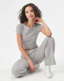 Foto 5 | Foto 5 | Camiseta Florence By Mills Cozy Crush Para Mujer, Color Gris Jaspeado - Venta Internacional.