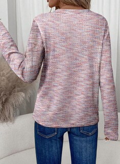 Foto 3 | Foto 3 | Top Dokotoo Para Mujer Manga Larga Cuello En V Tejido Gofrado Color Rosa Xxl - Venta Internacional.