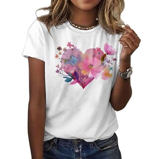 Foto 1 | Foto 1 | Camiseta Zocania Con Estampado Floral Para Mujer En Mezcla De Algodón - Venta Internacional.