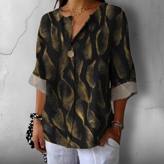 Foto 3 | Foto 3 | Camisas Informales De Lino De Manga 3/4 Para Mujer 2xl 2025 - Venta Internacional.