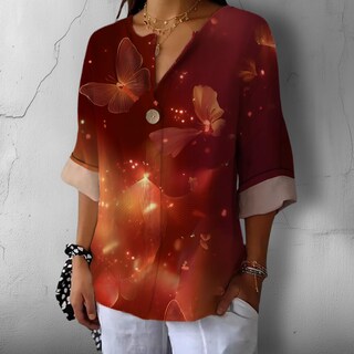 Foto 3 | Foto 3 | Camisas Domirica Casual De Lino Manga 3/4 Mujer 2025 - Venta Internacional.