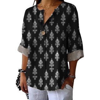 Foto 1 | Foto 1 | Camiseta Domirica Summer Dressy Con Cuello En V Y Estampado Floral Para Mujer - Venta Internacional.