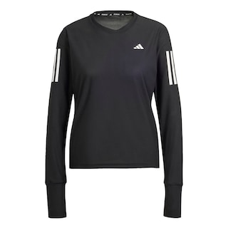 Foto 1 | Foto 1 | Playera Adidas Own The Run Manga Larga Negra para Mujer