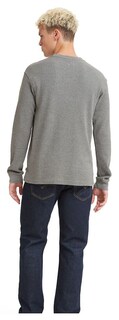 Foto 3 | Foto 3 | Camisa Levi's Para Hombre, Manga Larga, Relajada, Térmica, Talla Xl, Gris - Venta Internacional.