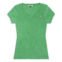 Playera para Dama Maga Corta U. S Polo Assn color Verde