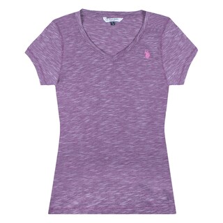Foto 1 | Foto 1 | Playera para Dama Maga Corta U. S Polo Assn color Púrpura