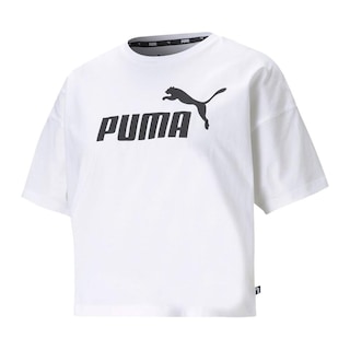 Foto 1 | Foto 1 | Playera Puma 586866-02 Ess Cropped Blanca para Mujer