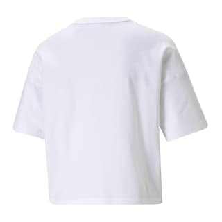 Foto 2 | Foto 2 | Playera Puma 586866-02 Ess Cropped Blanca para Mujer