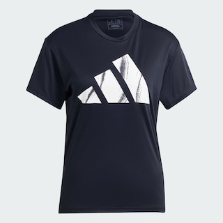 Foto 2 | Foto 2 | Playera Adidas Run It Brand Love Negra para Mujer