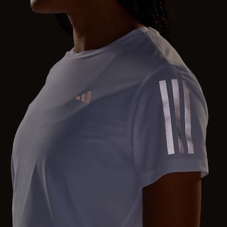 Foto 7 | Foto 7 | Playera Adidas Own The Run Blanca para Mujer