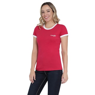 Foto 2 | Foto 2 | Playera Wrangler Slim Fit 401 Rojo