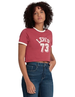 Foto 5 | Foto 5 | Playera Homeroom Levi's Roja para Mujer