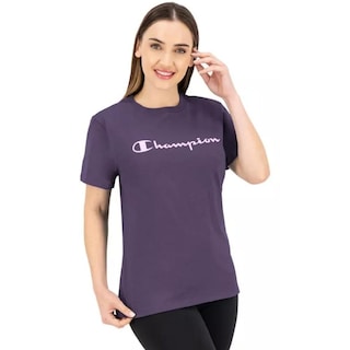 Foto 3 | Foto 3 | Playera Champion Classics Tee Púrpura para Mujer