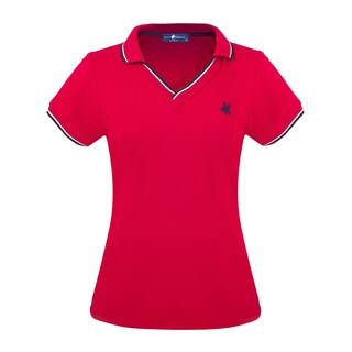 Foto 1 | Foto 1 | Playera Polo Rock Hampton Polo Roja para Mujer