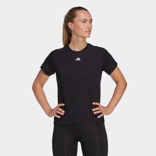 Foto 4 | Foto 4 | Playera Aeroready Train Essentials Minimal Branding Cuello Redondo Adidas Negro Mujer