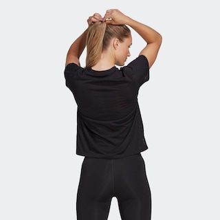 Foto 5 | Foto 5 | Playera Aeroready Train Essentials Minimal Branding Cuello Redondo Adidas Negro Mujer