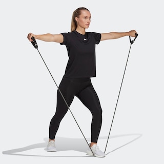 Foto 6 | Foto 6 | Playera Aeroready Train Essentials Minimal Branding Cuello Redondo Adidas Negro Mujer