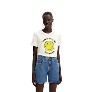 Foto 4 | Foto 4 | Playera Smiley Originals Strass Desigual