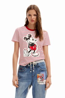 Foto 5 | Foto 5 | Playera Rayas Mickey Mouse Desigual