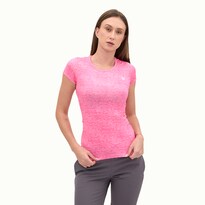 Playera Wilson Cuello Redondo Jaspeada Para Mujer