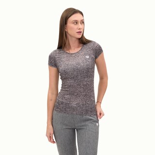 Foto 1 | Foto 1 | Playera Wilson Cuello Redondo Jaspeada Para Mujer