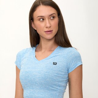 Foto 2 | Foto 2 | Playera Wilson Cuello V Jaspeada Para Mujer