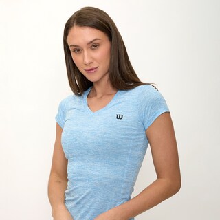 Foto 3 | Foto 3 | Playera Wilson Cuello V Jaspeada Para Mujer