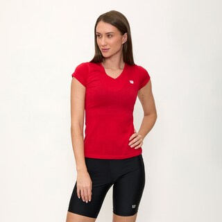 Foto 2 | Foto 2 | Playera Wilson Polyspun Cuello V Lisa Para Mujer