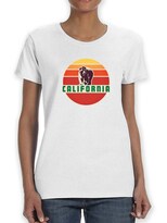Playera Smartprintsink para Mujer - California Logo Con Oso