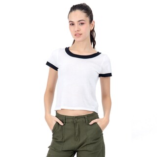 Foto 1 | Foto 1 | Playera Para Mujer Quarry Manga Corta Con Contraste