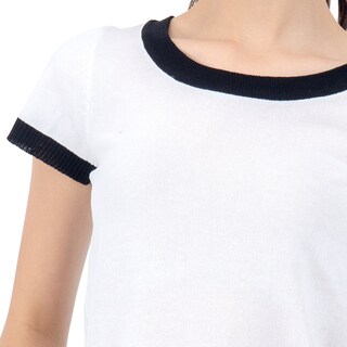 Foto 4 | Foto 4 | Playera Para Mujer Quarry Manga Corta Con Contraste