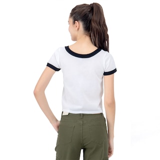 Foto 3 | Foto 3 | Playera Para Mujer Quarry Manga Corta Con Contraste