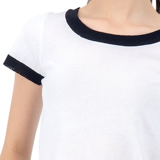 Foto 4 | Foto 4 | Playera Para Mujer Quarry Manga Corta Con Contraste