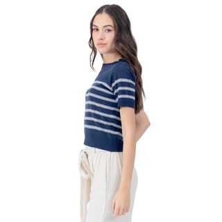 Foto 2 | Foto 2 | Playera Para Mujer Quarry Manga Corta Con Rayas