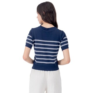 Foto 3 | Foto 3 | Playera Para Mujer Quarry Manga Corta Con Rayas