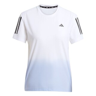 Foto 1 | Foto 1 | Playera Own The Run Climacool Colorblock Adidas Blanco Mujer