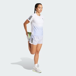Foto 5 | Foto 5 | Playera Own The Run Climacool Colorblock Adidas Blanco Mujer
