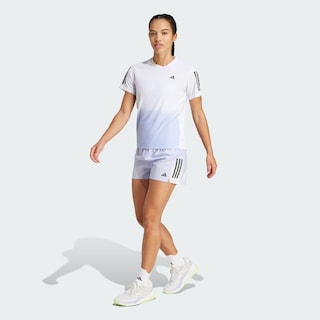 Foto 6 | Foto 6 | Playera Own The Run Climacool Colorblock Adidas Blanco Mujer