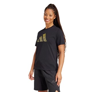 Foto 2 | Foto 2 | Playera Adidas Tech Metallic Graphic Negra para Mujer
