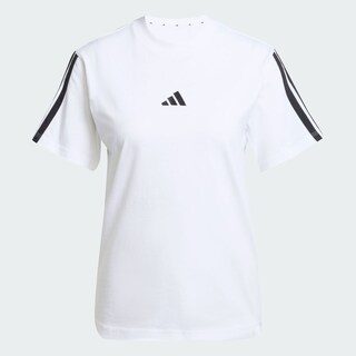 Foto 3 | Foto 3 | Playera Essentials 3 Franjas Algodón Adidas Blanco Mujer