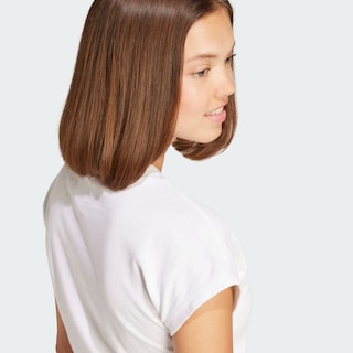 Foto 7 | Foto 7 | Playera Essentials Linear Algodón Adidas Blanco para Mujer