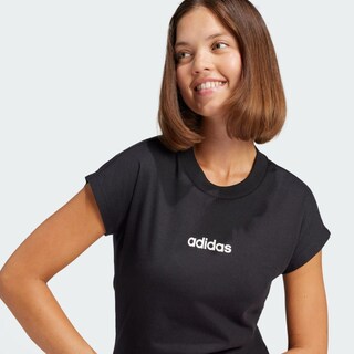 Foto 6 | Foto 6 | Playera Essentials Linear Algodón Adidas Negro para Mujer