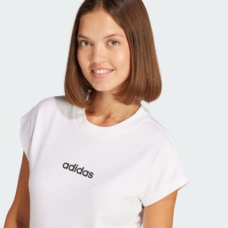 Foto 6 | Foto 6 | Playera Essentials Linear Algodón Adidas Blanco para Mujer
